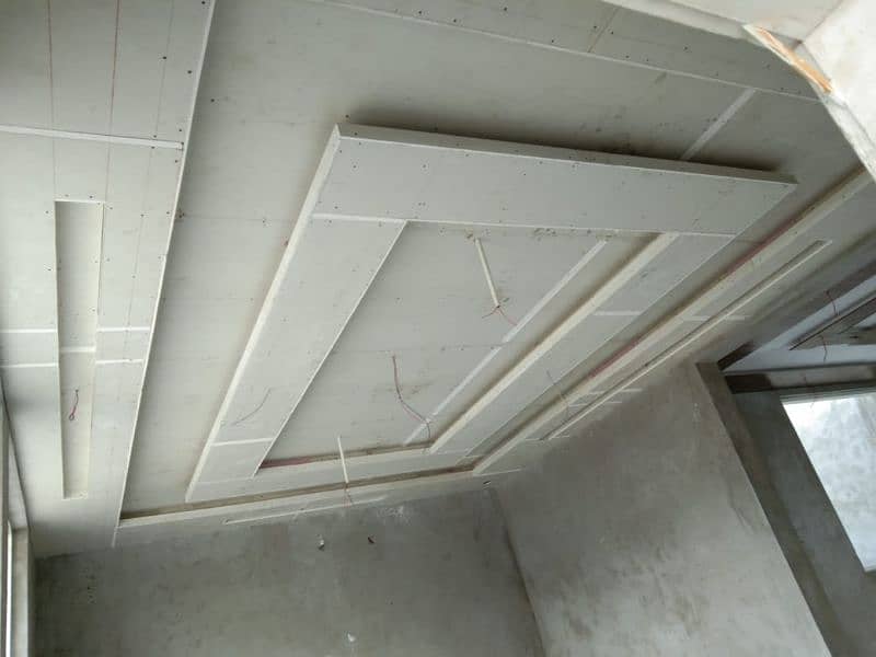ceiling of gypsum board 7