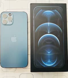 iPhone 12 Pro 256 GB Pacific Blue With Box PTA Approved/13 pro/14pro