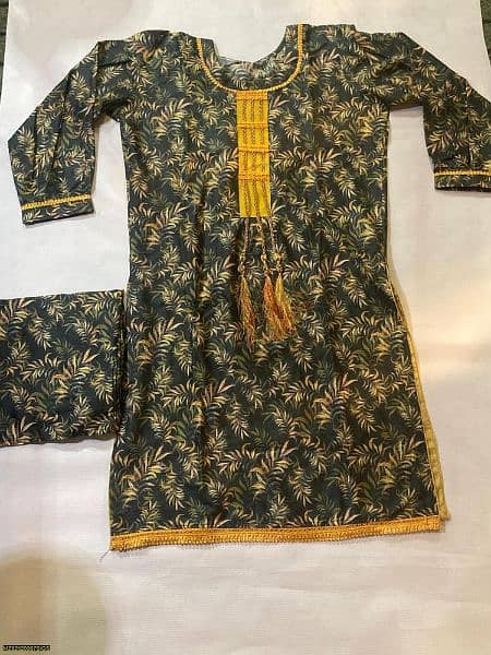 *: 2 Pcs Women's Stitched Arabic Lawn Digital Print Suit 12