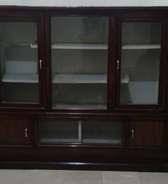 Pure wooden showcase 5ft x 4ft x 1.5 ft 0