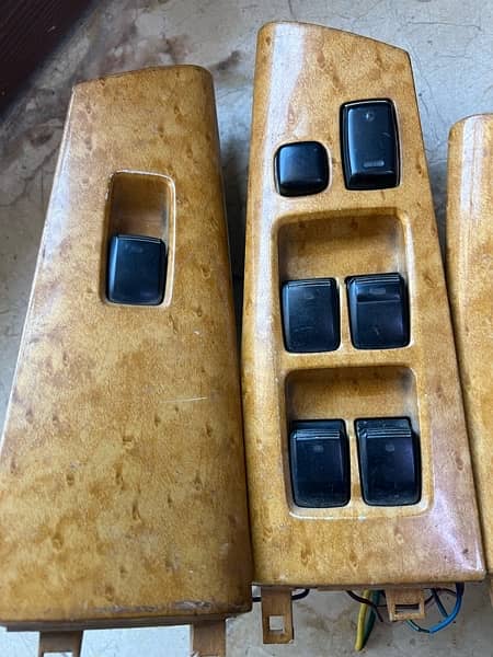 corolla x corolla power window button panal wooden 1