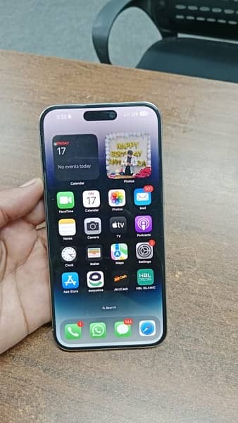 iphone 15pro max 256GB PTA Approved 1