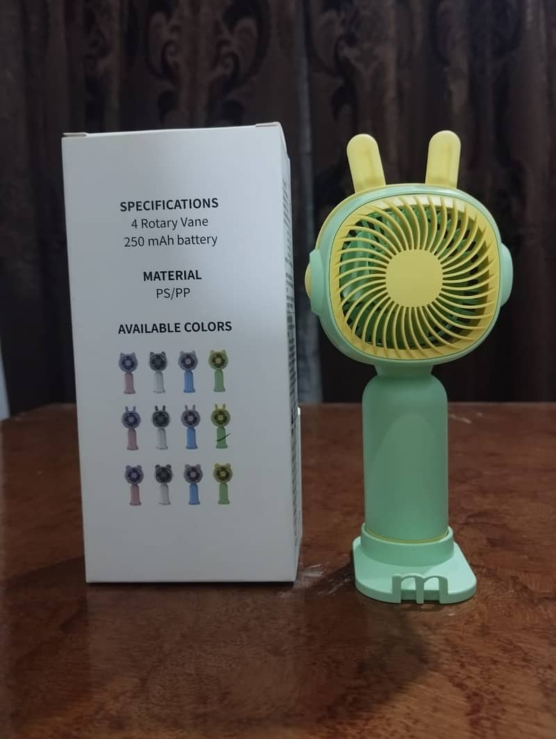 Mini Fan | Charing Fan | Water Fan | Colling Fan | 6