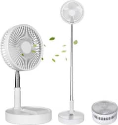 F9 Rechargeable Folding Stand Fan White 0