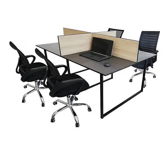 Workstation By 4 Persons, Office Furniture 13