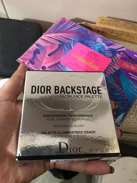 Dior backstage glow palette highlight and blush 3