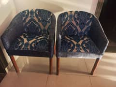 Blue Velvet chairs
