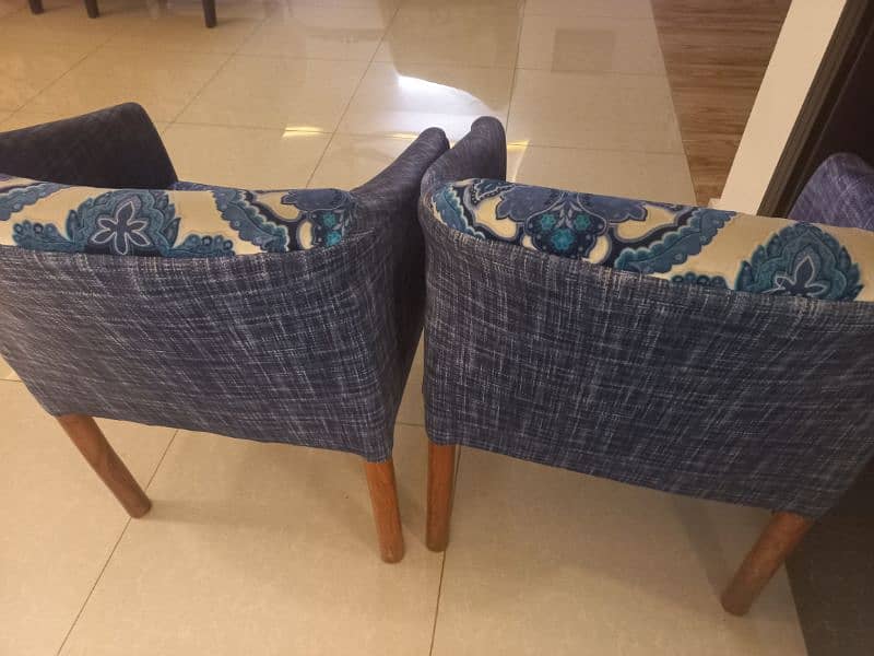 Blue Velvet chairs 1