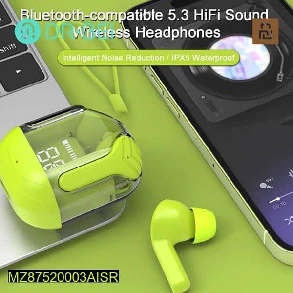 Air 31 Digital display case earbuds 1