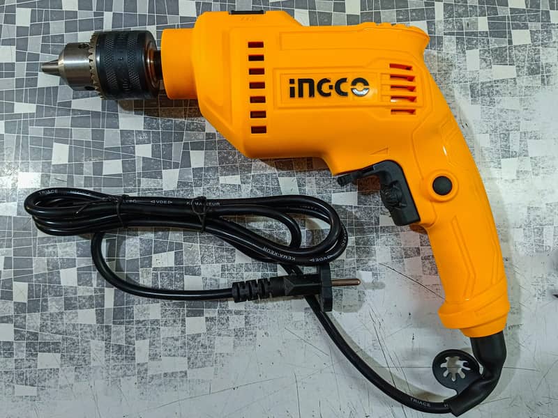 Ingco Impact Electric Drill Machine Hammer Function - 680W Copper Veri 1