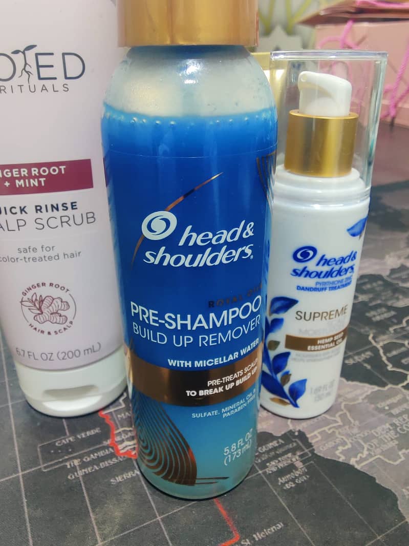 Hair Care pack (Shampoo, Essential oil, scalp scrub, hydrating cream). 1