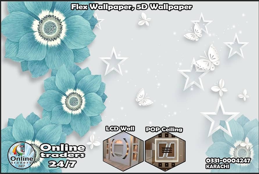 3D Wallpaper | Customized Wallpaper | Waterproof Wallpaper | 3DFlex 0