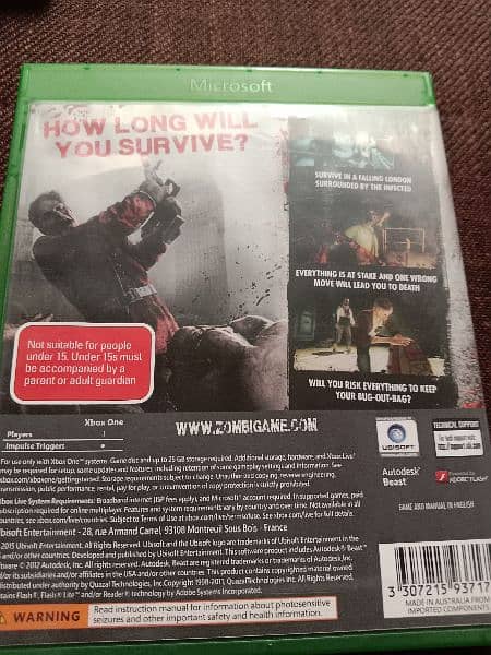 zombie Xbox One game 1