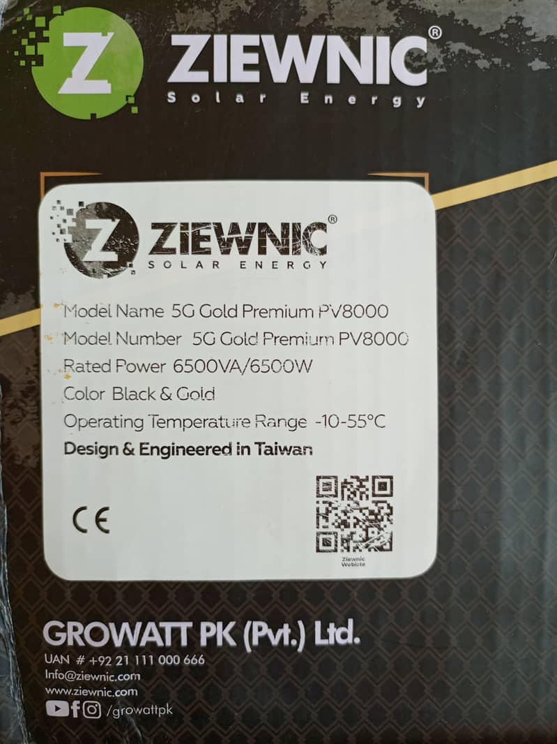 Ziewnic Solar Inverter 6.5 KW 1