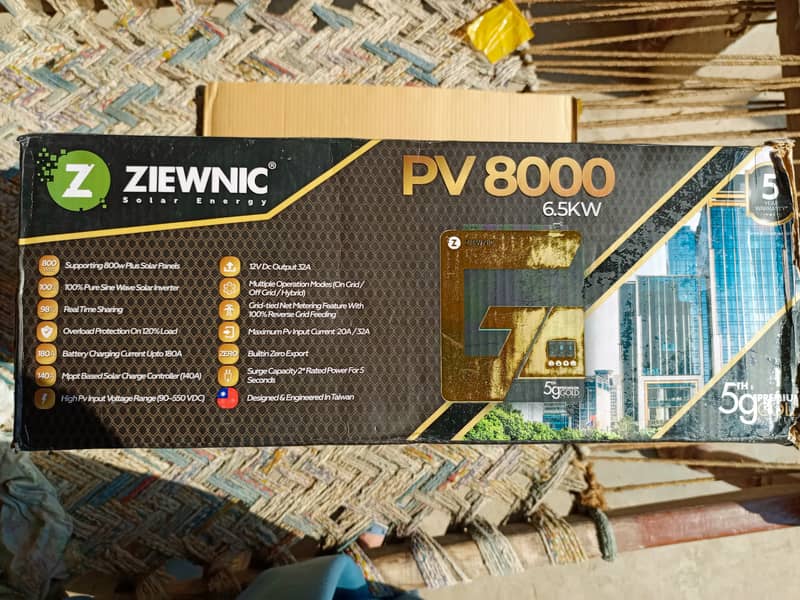 Ziewnic Solar Inverter 6.5 KW 8