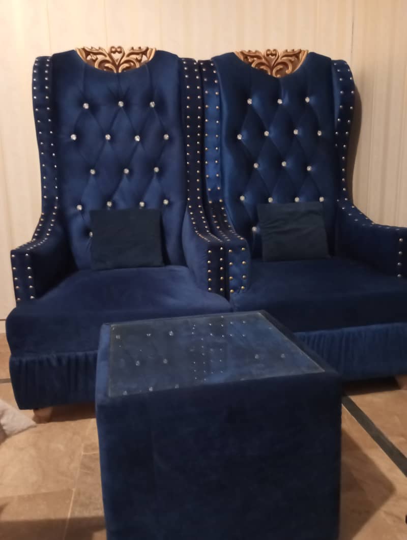 Velvet Sofa Chairs 1