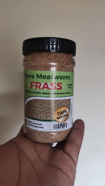 Mealworms frass fertilizer premium organic booster for all plants 2