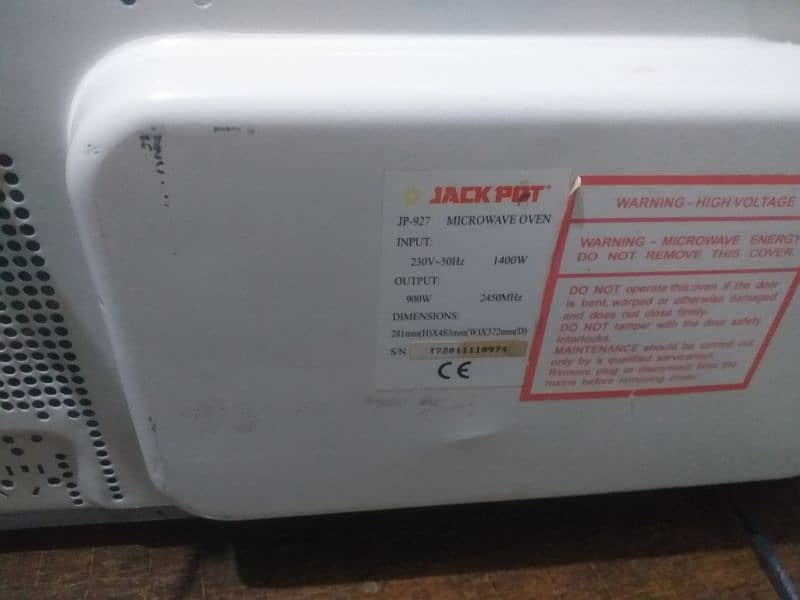 Jack pot Microwave oven 23 ltrs 5