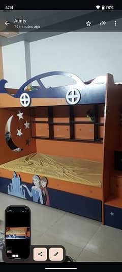 bunk bed for 3 kids