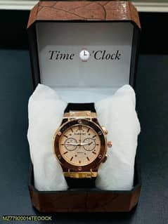 Golden and black mens watch very beautiful 0