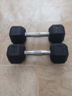 Top Quality Rubber Hex Dumbbells (Brand New)