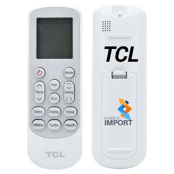 TCL Dawlance Hair Orient Kenwood Pel Gree AC Inverter Remote Control 7