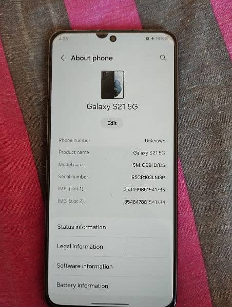 Samsung Galaxy s21 (non-pta) 7