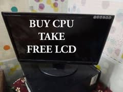 Desktop PC. 20" LCD FREE