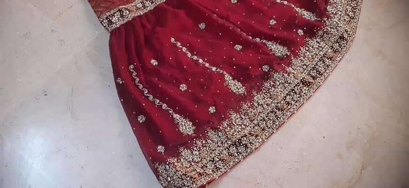 Bridal farshi sharara 3 pc 4