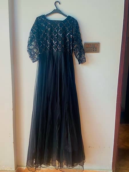 black long Embroidered Maxi 4