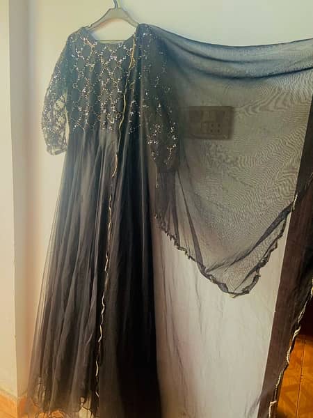 black long Embroidered Maxi 7