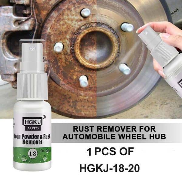 Hgkj-18-60ml Car Paint Wheel Iron Powder Rust Remover 1