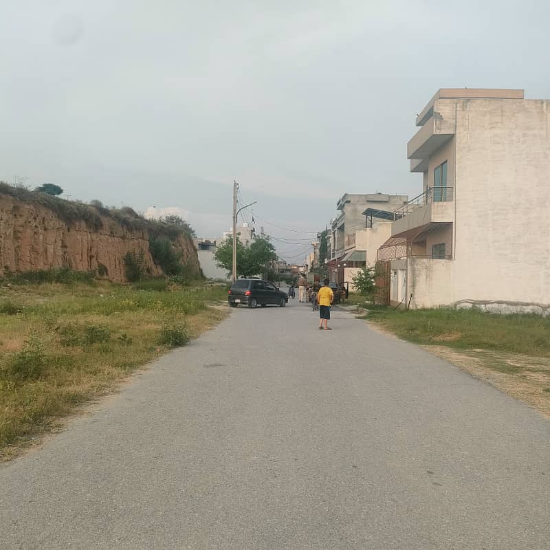 Corner Plot For Sale B Block New City Phase 2 wah Cantt Gas Sector Plot 1