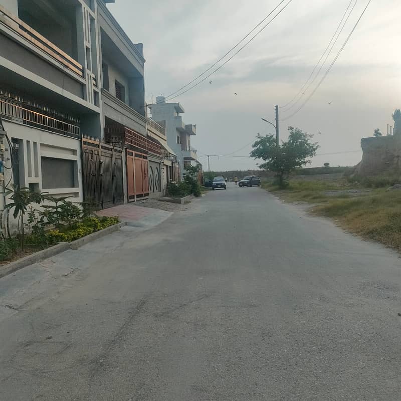 Corner Plot For Sale B Block New City Phase 2 wah Cantt Gas Sector Plot 8
