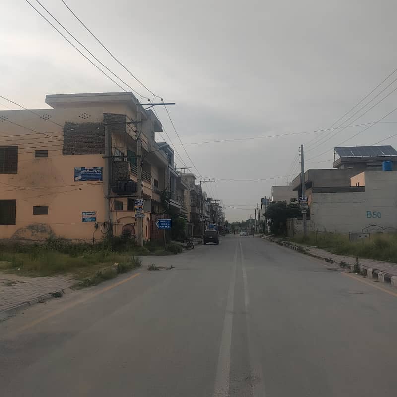 Corner Plot For Sale B Block New City Phase 2 wah Cantt Gas Sector Plot 12