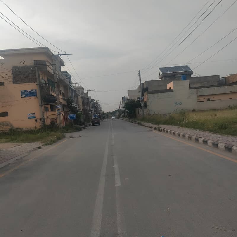 Corner Plot For Sale B Block New City Phase 2 wah Cantt Gas Sector Plot 13