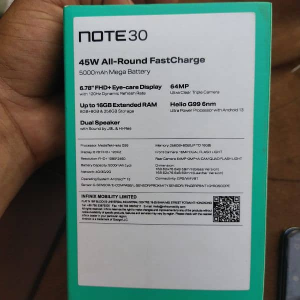 infinix note 30 sell for me phone 10  of 10 conditions 2