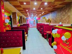 pizza fast food and ice cream  restaurant for sale