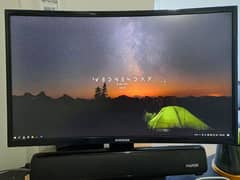 Samsung 24" curved monitor 0