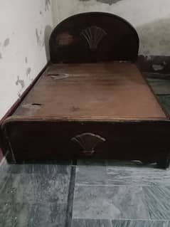 solid tali wood old bed for sale 0