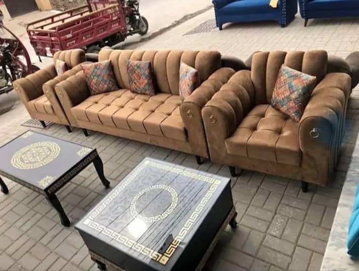 L shaped sofa set/sofa set/wooden sofa/poshish sofa/luxurious sofa 6