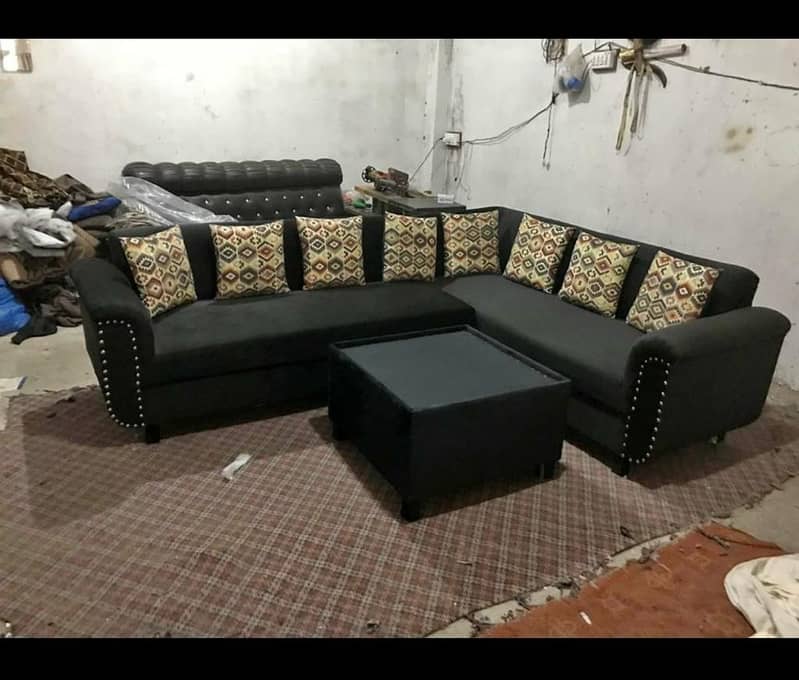 L shaped sofa set/sofa set/wooden sofa/poshish sofa/luxurious sofa 8