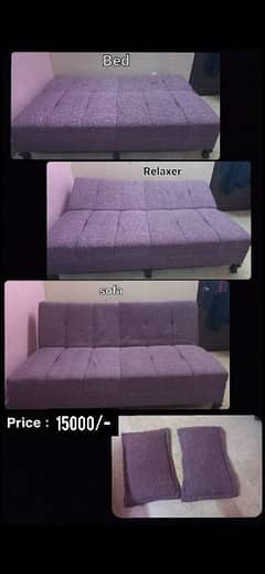 sofa bed and relaxer
