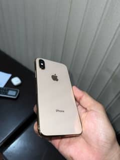 iphone xs 64gb dual sim pta gold color 10/10 condition  waterpack 0