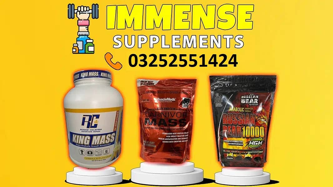 weight gainer & Muscle / Mass Gainer Protein Powder - Gym Supplements 3