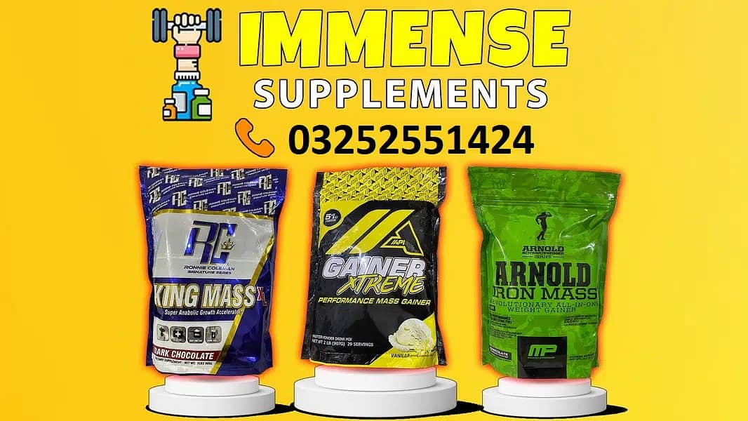 weight gainer & Muscle / Mass Gainer Protein Powder - Gym Supplements 4