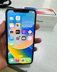 iphone x 256 gb official pta approved with box and charger