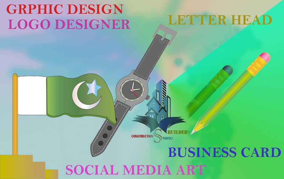 Graphic Designing, logo, letter head, busines card design 3