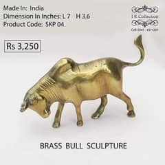 Brass Bull Sculpture 0