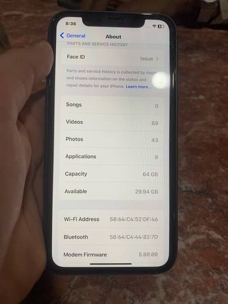 iPhone 11 urgent sale only Face ID issue 1